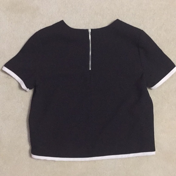 Black Crop Top - Picture 2 of 2